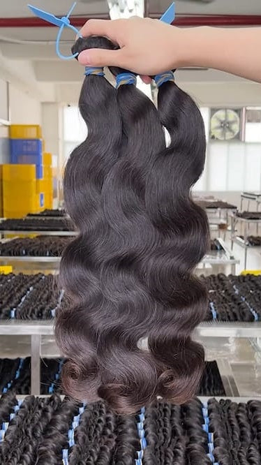 12A XR blue band Virgin Hair Bundle Deals--Body Wave,favorable price