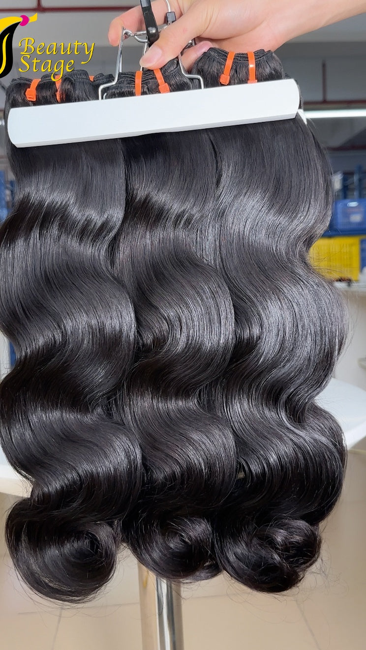 Thai Young Raw Hair Bundle Deals--Body Wave,Soft and Full Volume Bundles