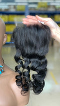 12A grade  5*5 HD Lace Closure Loose Wave