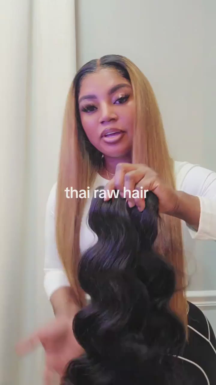 Thai Young Raw Hair Bundle Deals--Body Wave,Soft and Full Volume Bundles
