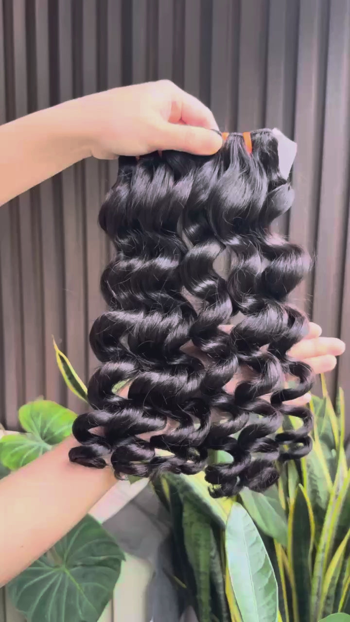 Thai Young Raw Hair Bundle Deals--Loose Wave,Soft and Full Volume Bundles