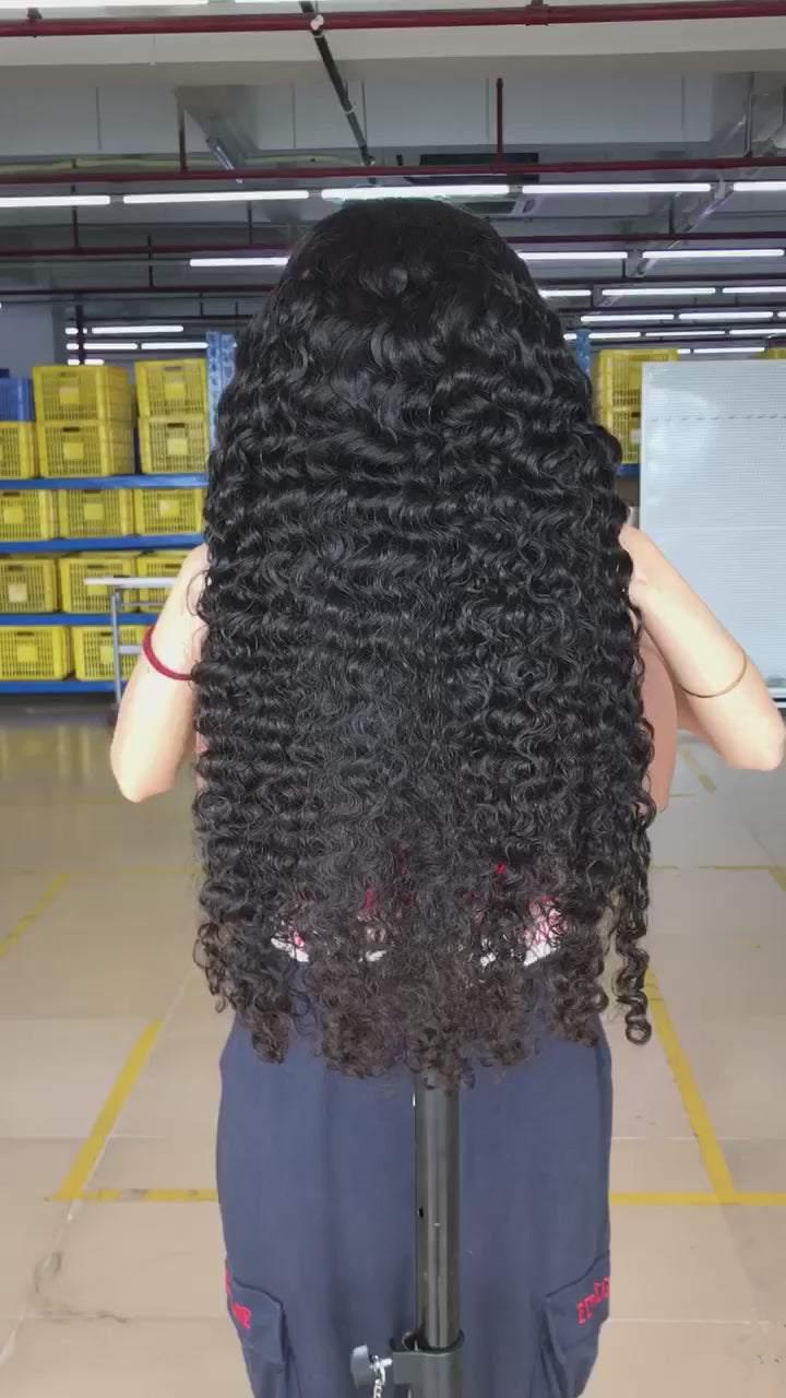 HD 5*5 Closure wig,Customzied wig burmese curly 28inch