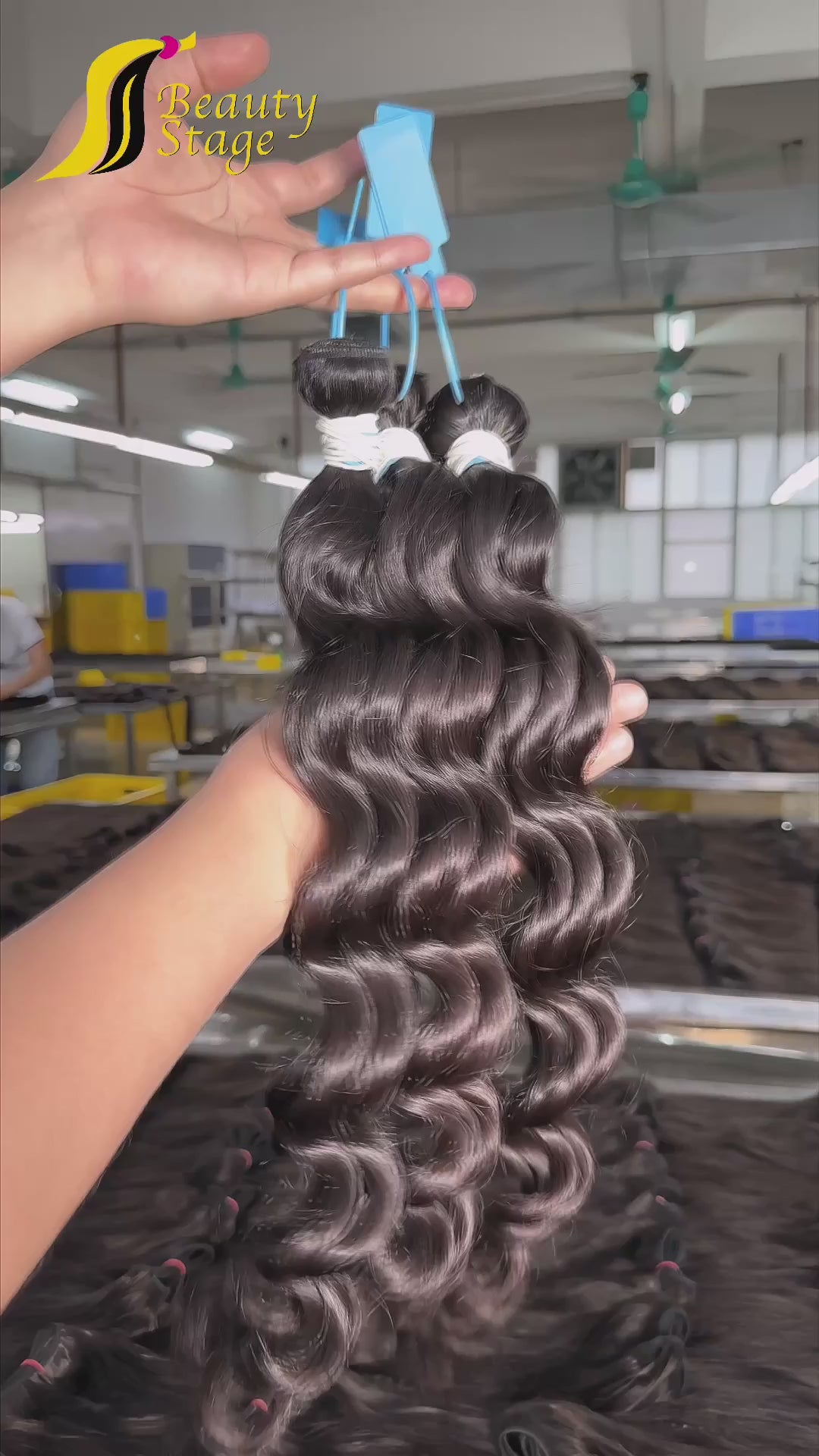 13A Raw Hair Bundle Deals--Loose Wave,White Rubber Band Hair