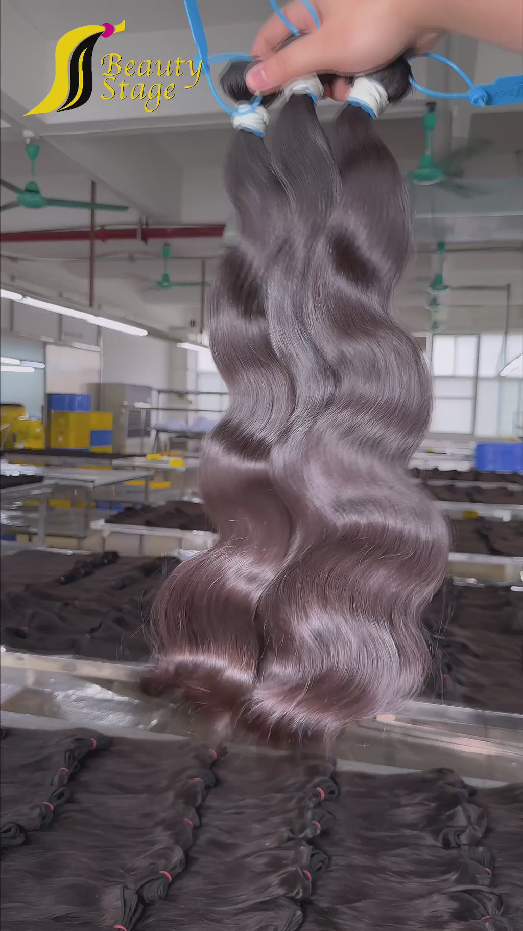 13A Raw Hair Bundle Deals--Body Wave,White Rubber Band Hair